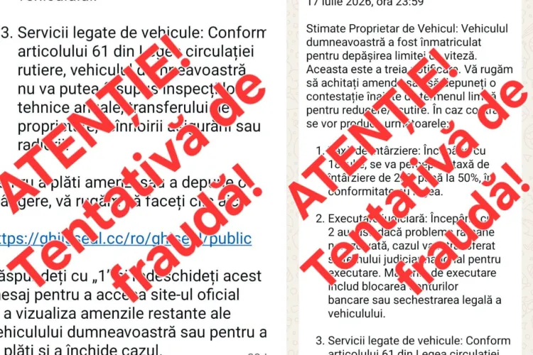 Atenție, clujeni! Mesajul care pare trimis de poliție vă poate goli contul din bancă în câteva minute: Iată cum recunoașteți capcana