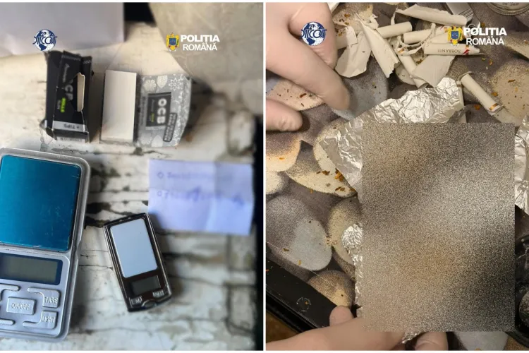 Doi șmecherași din Cluj, reținuți într-un dosar de trafic de substanțe interzise. Făceau o mică avere înainte ca mascații să intre peste ei în casă