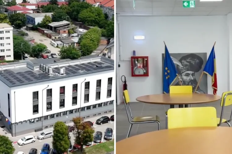 VIDEO. Cum arată noul sediu al Poliției Municipiului Turda, ridicat practic din temelii printr-un proiect finanțat prin PNRR! Vezi cum s-a schimbat totul