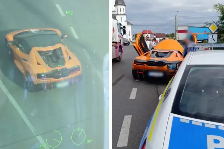 VIDEO. A plătit sute de mii de euro pentru o mașină, dar poliția i-a luat carnetul: Ce a făcut un șofer de Lamborghini ca să rămână pe tușă 6 luni