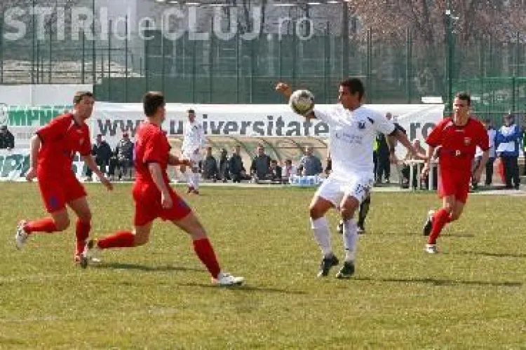 U Cluj - Fortuna Covaci 3-1. Viorel Hizo la prima victorie.