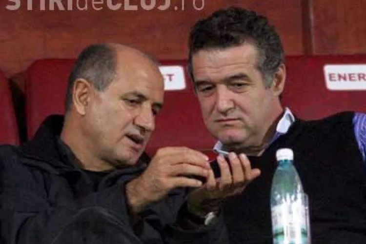 George Copos jubileaza dupa ce Rapid a umilit Steaua. Gigi Becali invoca Divinitatea si promite ca va reface echipa