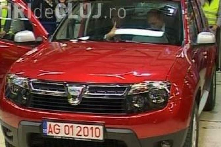 Basescu si-a luat SUV Duster- VIDEO