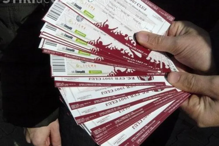 Biletele la meciurile CFR se vor putea cumpara si online