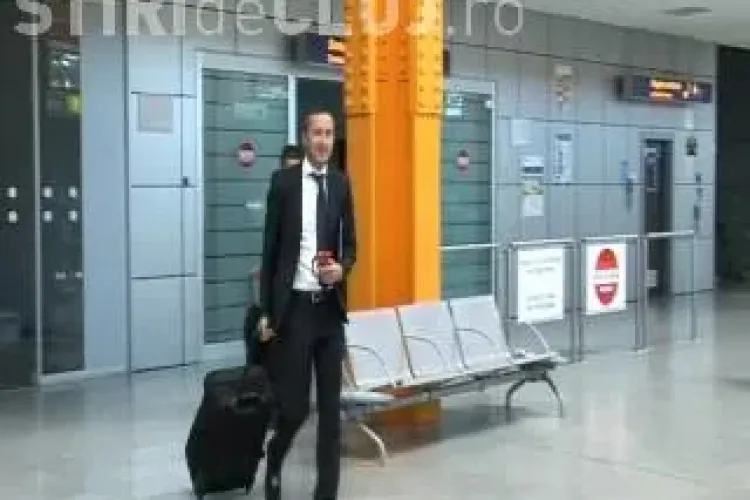 Steaua a ajuns la Cluj! Jucatorii, MM Stoica si Ronny Levy, aroganti si tacuti. Fanii nu i-au asteptat la aeroport VIDEO
