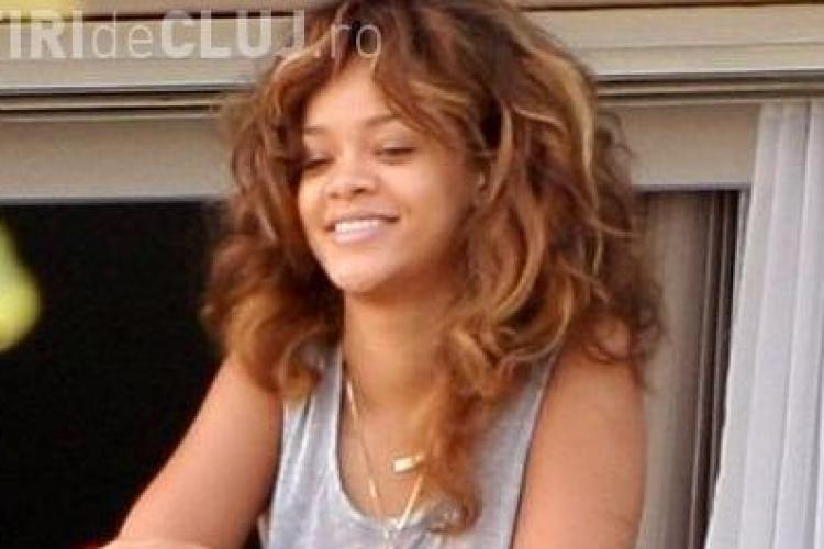 Vezi cum arata Rihanna nemachiata, la prima ora a diminetii FOTO