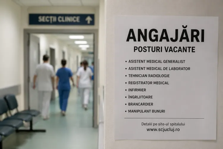 Angajări masive la Spitalul Județean de Urgență Cluj. 75 de posturi scoase la concurs. Dosarele se depun începând de mâine