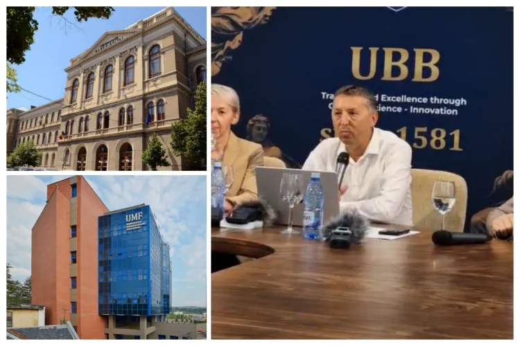 VIDEO. Rectorul UBB Cluj respinge rivalitatea cu UMF Cluj pe facultăți de medicină: „Nu le facem concurență. Suntem primii din țară care am adus podiatria”