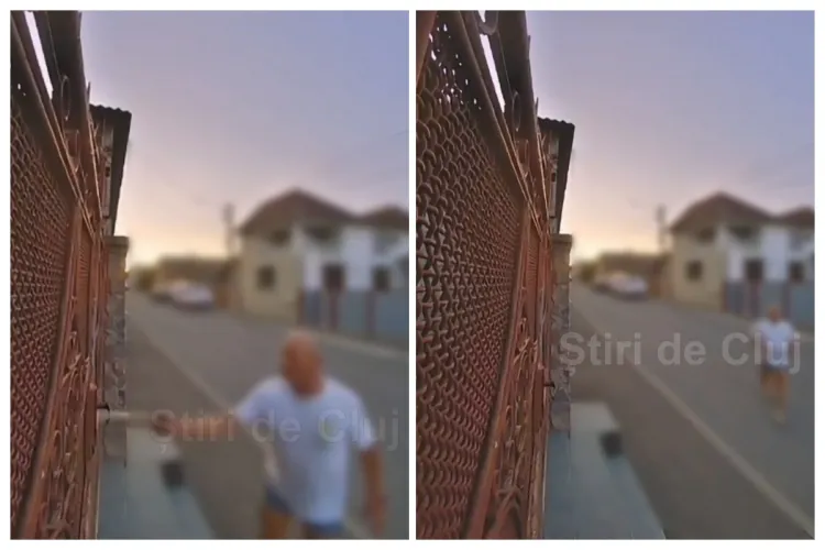 VIDEO. Poliția s-a autosesizat după imaginile publicate de Știri de Cluj. Bărbatul care pulveriza cu spray câinii vecinilor a fost găsit și amendat