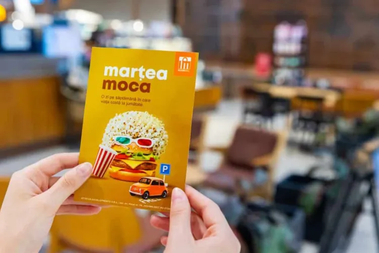 Ziua în care poți mânca mai mult și plăti mai puțin! Marțea Moca aduce la Iulius Mall Cluj oferte spectaculoase la restaurante și cafenele