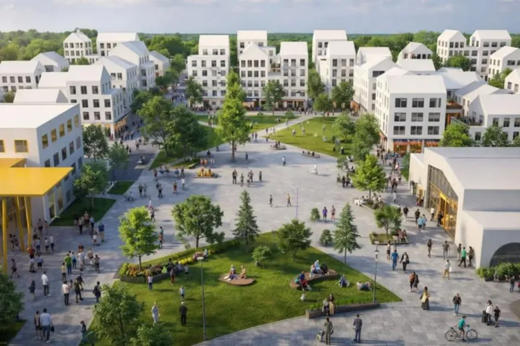 Proiect uriaș în Apahida! Primul cartier bazat pe un PUZ public-privat va fi construit pe o fostă platformă industrială: Va avea școală și parc