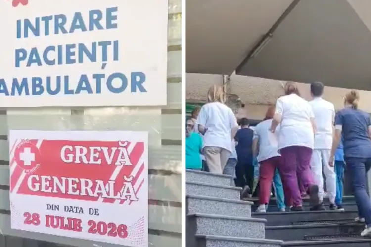 VIDEO. GREVĂ în Sănătate la Cluj! Ce servicii rămân blocate și ce se întâmplă cu urgențele: „Cum alegi pe care dintre cei doi pacienți îl salvezi?”