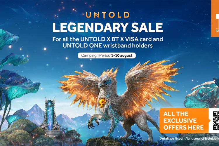 Reduceri de până la 60% la Iulius Mall Cluj! Legendary Sale îi așteaptă pe festivalierii UNTOLD