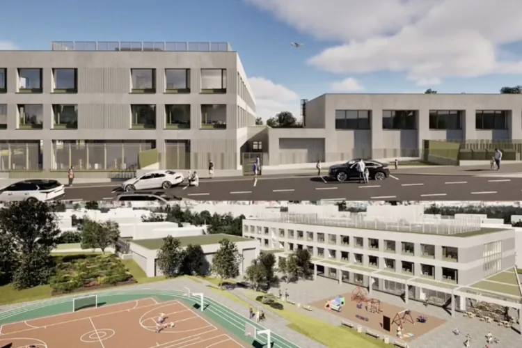 VIDEO. Investiție de 13 milioane de euro în Cluj-Napoca! Un cartier primește o școală uriașă, cu 775 de elevi, 27 de clase și bază sportivă completă