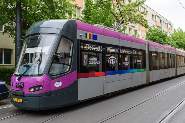 Tramvaiele din Cluj-Napoca, oprite temporar pe o linie! CTP anunță schimbări importante în transportul public, în weekendul 22-23 august