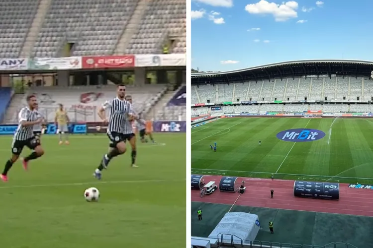 Gol, U Cluj pe Cluj Arena! Pentru prima dată în istorie, un meci de campionat s-a putut juca la doar 7 zile dupa un mare festival: Gazonul arată ca nou