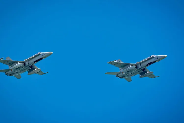 Alertă aeriană în România! O dronă a pătruns în spațiul aerian național și a fost doborâtă de un avion F-18 spaniol. Unde au căzut posibilele resturi