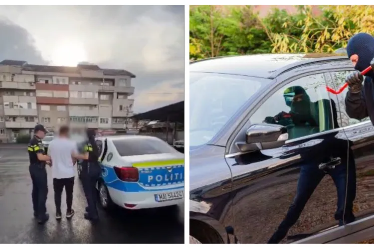 VIDEO. Inconștiența l-a trimis în arest! Un tânăr din Florești a furat o mașină și a condus până în Turda. Cum s-a terminat cursa nebună