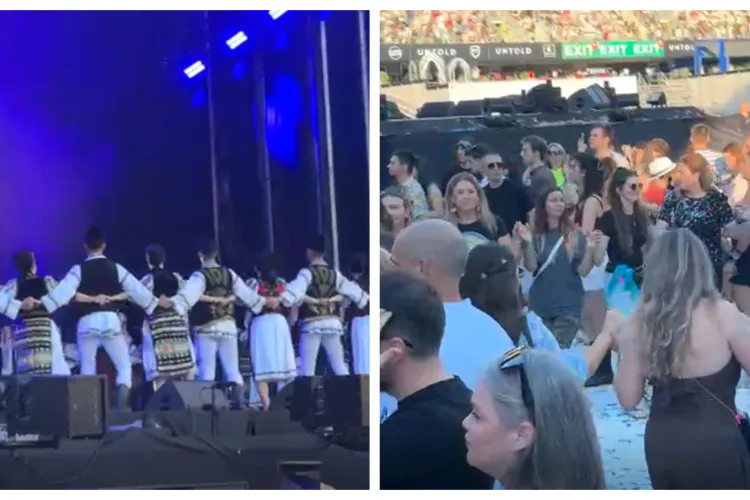 VIDEO. Moment inedit pe scena principală de la UNTOLD. Festivalierii au încins o horă românească