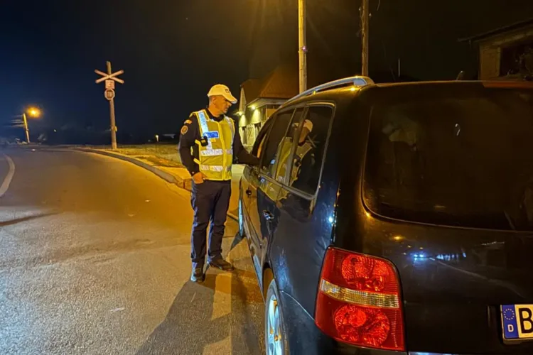 Acțiune a polițiștilor clujeni în Turda! Zeci de șoferi verificați, permise reținute și un dosar penal după ce un bărbat a fost prins băut la volan