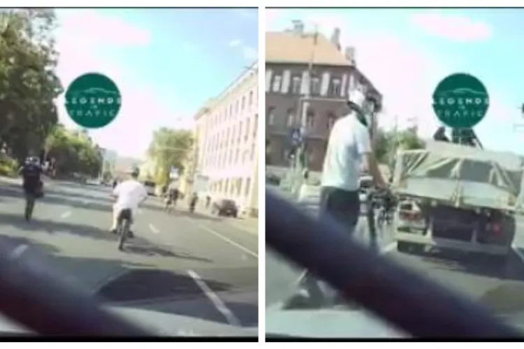 VIDEO. Trotinetiștii și motocicliștii, cascadorii pe două roți în centrul Clujului. Șoferii, revoltați de comportamentul tinerilor în trafic