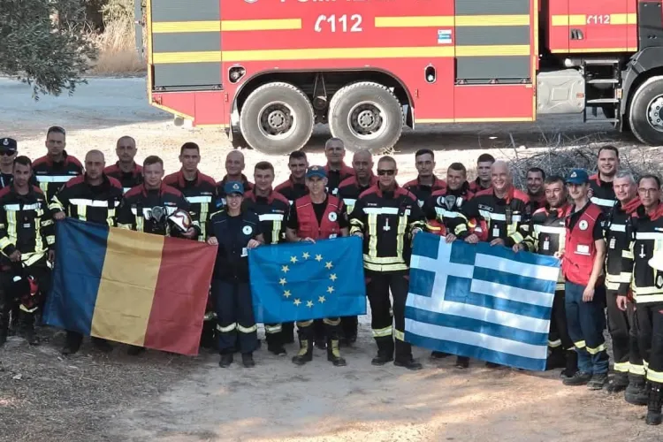 Cine este colonelul din Cluj care a condus modulul de pompieri români din Grecia. S-a întors după două săptămâni în linia întâi a incendiilor de vegetație