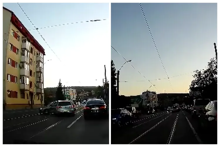 VIDEO. Accident filmat LIVE pe strada Oașului din Cluj-Napoca! A oprit fără motiv, din „politețe”. Rezultatul? Impactul nu a mai putut fi evitat