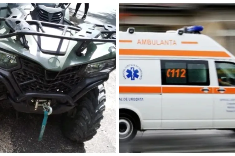 Accident șocant în Cluj! Un bărbat băut și fără permis a lovit o fetiță de 5 ani cu ATV-ul, apoi a fugit. Minora a fost internată de urgență la spital 