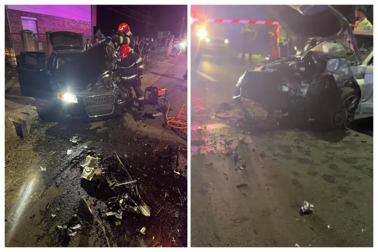 VIDEO. Cum s-a produs accidentul grav cu cinci victime dintre Turda și Câmpia Turzii. Două tinere șoferițe, la volan. Una a intrat pe contrasens