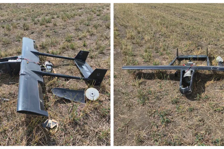 O nouă dronă s-a prăbușit în România. Aparatul a fost descoperit de un localnic