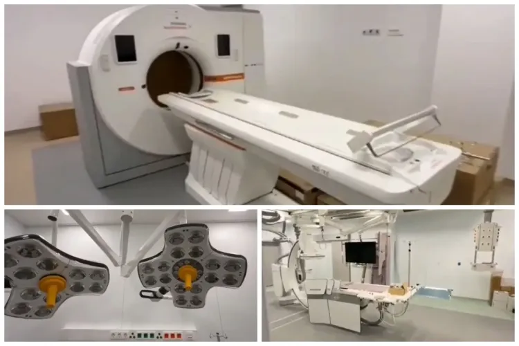 VIDEO Dotări de ultimă generație la noul spital de Neurochirurgie din Cluj: „Circuite ultrarapide, direct din camera de gardă în sala de operații!”