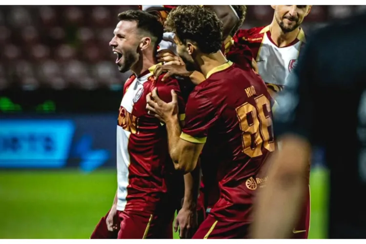 Șumudică dă lovitura! CFR Cluj a învins cu 1-0 pe FCSB, după un penalty acordat de VAR 