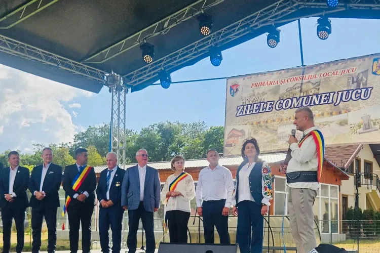 Zi importantă pentru comuna Jucu! A fost inaugurat noul corp al Primăriei și semnat acordul de înfrățire cu o comună din Moldova