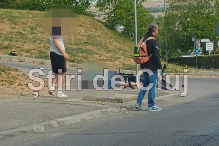 Accident grav pe Tăietura Turcului, lângă Muzeul Etnografic. Martor: „Am văzut cum motociclistul a zburat în aer peste mașini. Sper să supraviețuiască”