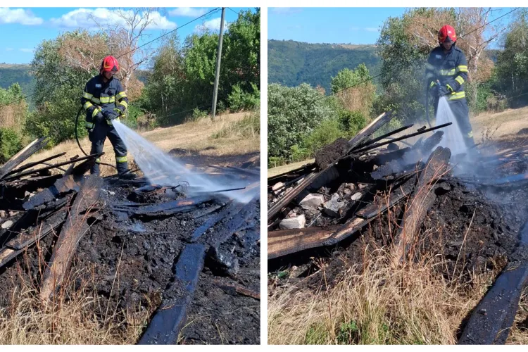 VIDEO. Alertă în Cluj! Incendiu la un atelier de prelucrare a lemnului. Pompierii au intervenit de urgență