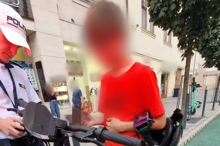 Dosar penal pentru un băiat din Cluj-Napoca de doar 15 ani! Trotineta lui electrică era, în acte, cu totul altceva: Tatăl este și el cercetat
