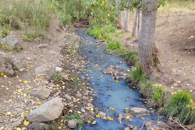 VIDEO. Pericol ecologic pentru localnici în zona Cheilor Turenilor? Apa și-a schimbat culoarea, iar pietrele s-au înnegrit
