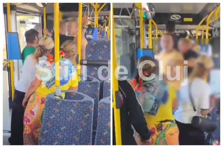 VIDEO. Scandal violent în troleibuz în Cluj! Mai multe persoane au agresat un călător: „Aveau și un ciocan. I-au tras și un pumn în față, la coborâre”