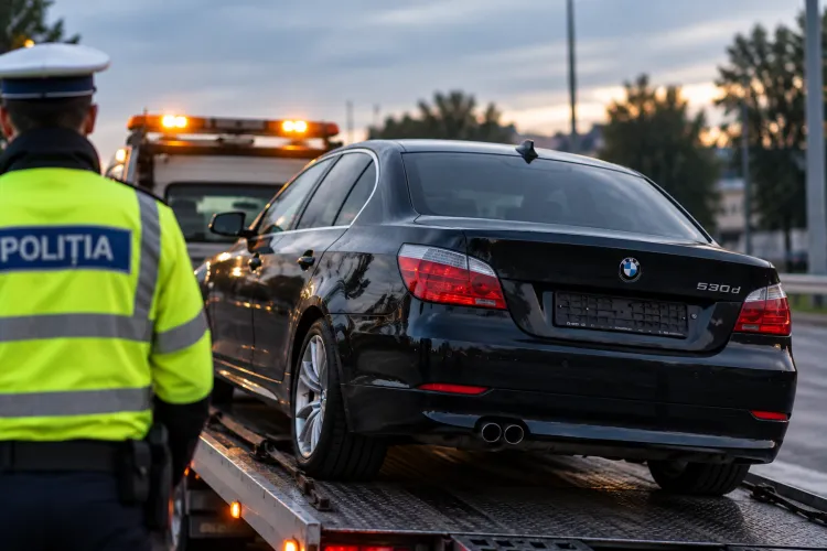 Judecătorii clujeni i-au confiscat BMW-ul Seria 5 unui tânăr de 18 ani, prins de 3 ori fără permis: „Perseverență infracțională ieșită din comun”