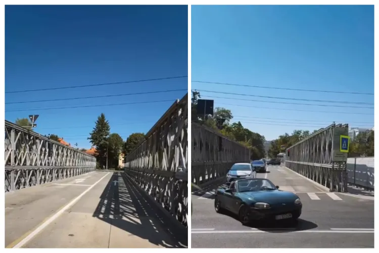 VIDEO. S-a închis Podul Garibaldi din Cluj-Napoca! Vezi ce modificări mari de circulație sunt în zonă și pe unde se deviază traficul