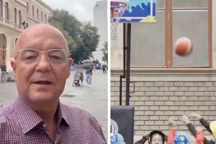 VIDEO. Ce se întâmplă în centrul Clujului: două străzi pline de sport, muzică și copii. Emil Boc: „Faci primul pas și faci mișcare împreună cu cei dragi”