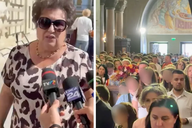VIDEO. Catedrala este plină în prima zi de școală la Cluj-Napoca! Marinela Marc înainte de slujba Te-Deum: „Nu am făcut prezența!”