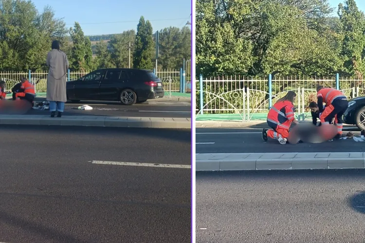 VIDEO. Detalii noi despre accidentul din Cluj! Femeia de 67 de ani a traversat neregulamentar: Șoferița de 23 de ani, testată cu aparatul etilotest