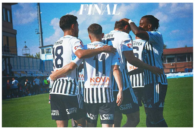 Victorie pentru U Cluj în deplasare! „Studenții” au marcat de două ori pe final și au urcat pe locul 5 în SuperLigă