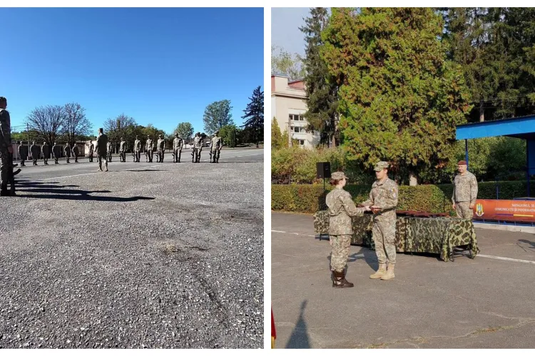 Uniforma, cadența și primul contact cu armamentul! Noua generație de militari începe pregătirea la Cluj