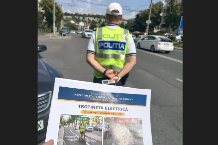 Poliția Cluj avertizează elevii înainte de școală: Trotineta electrică te poate aduce în fața legii. La ce trebuie să aibă grijă copiii și părinții