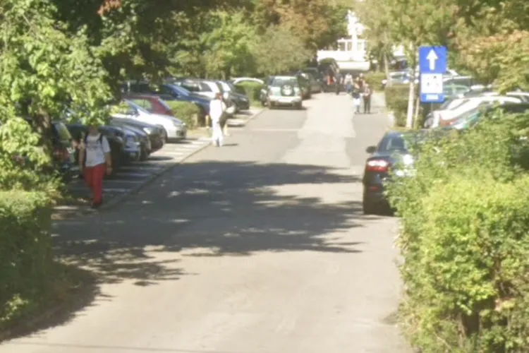 Pericol pe o alee din Cluj-Napoca: mașinile accelerează imediat după limitatoare, iar gardul viu ascunde totul: Un clujean cere măsuri urgente pentru copii