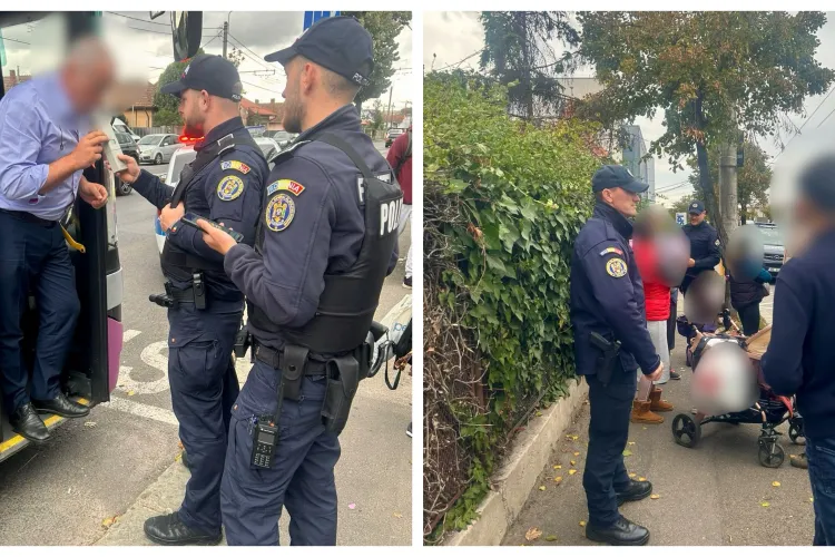 Amenzi în mijloacele de transport din Cluj. Polițiștii și jandarmii au luat la pas autobuzele din oraș