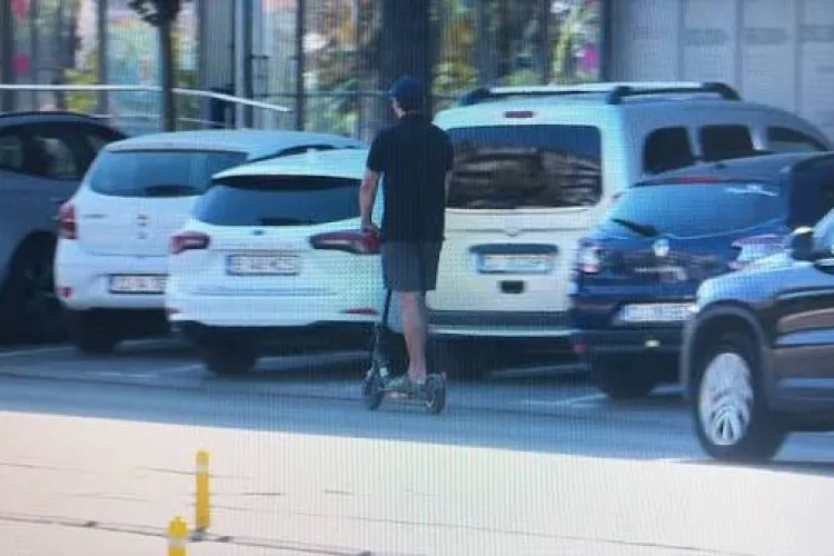 Scandal în trafic la Cluj! Un șofer susține că un trotinetist l-a șicanat și i-a lovit geamul mașinii: „M-a înjurat în toate felurile