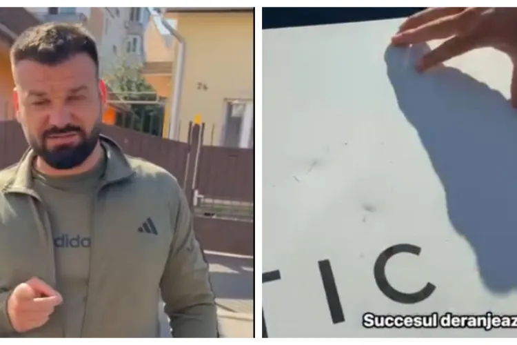 VIDEO. Răzbunare mafiotă la Cluj? Mașinile unei firme, zgâriate, lovite și cu roțile găurite: „Dacă ai ceva cu mine, sună-mă!”